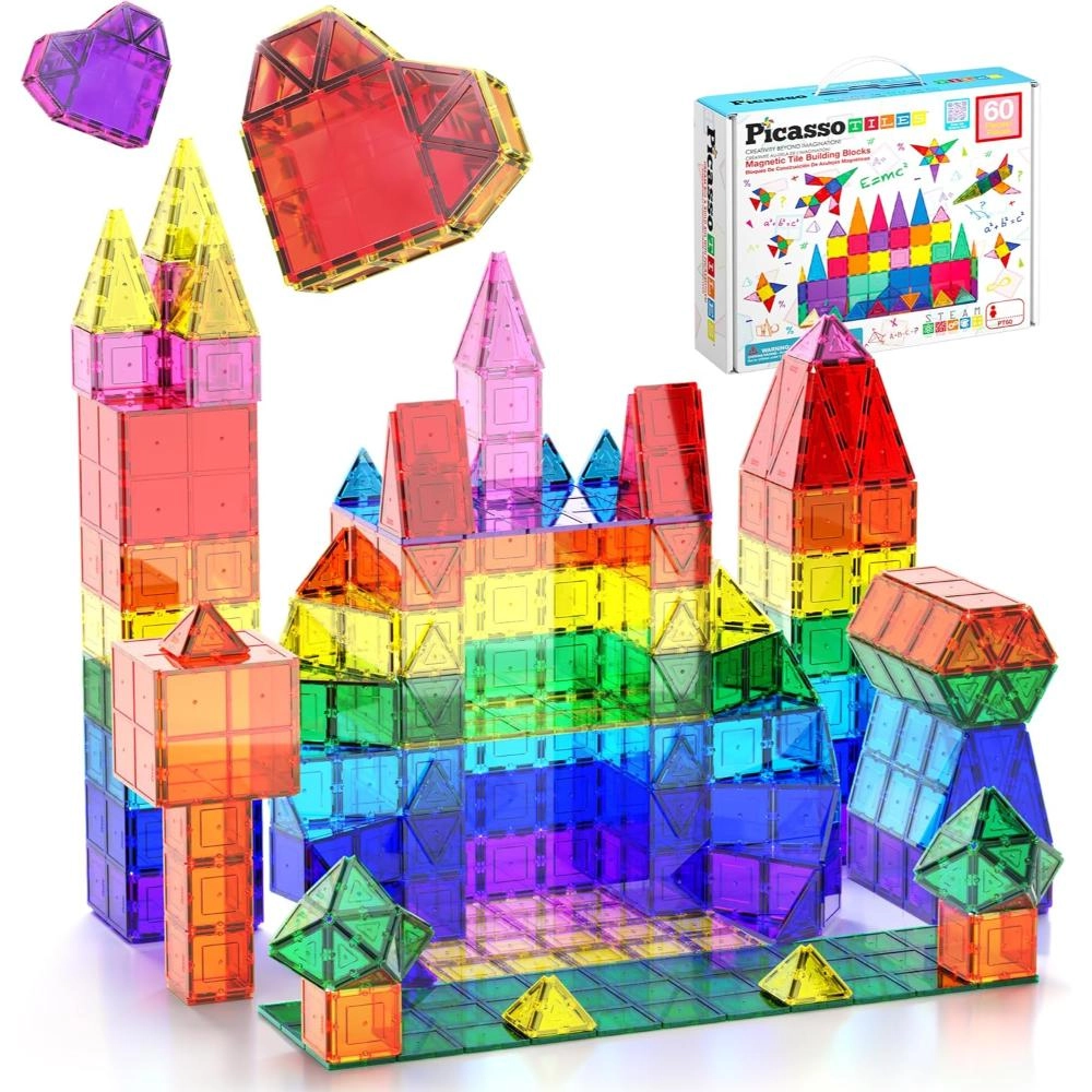 Magnetic Tiles - 60 pcs