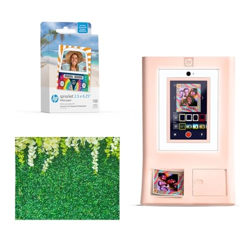 Sprocket AMZHPSPPBK22P - 3.x4 + Zink Paper + Red Carpet + Padded Case + Decorative Sticker Frames + Premium Screen Protector