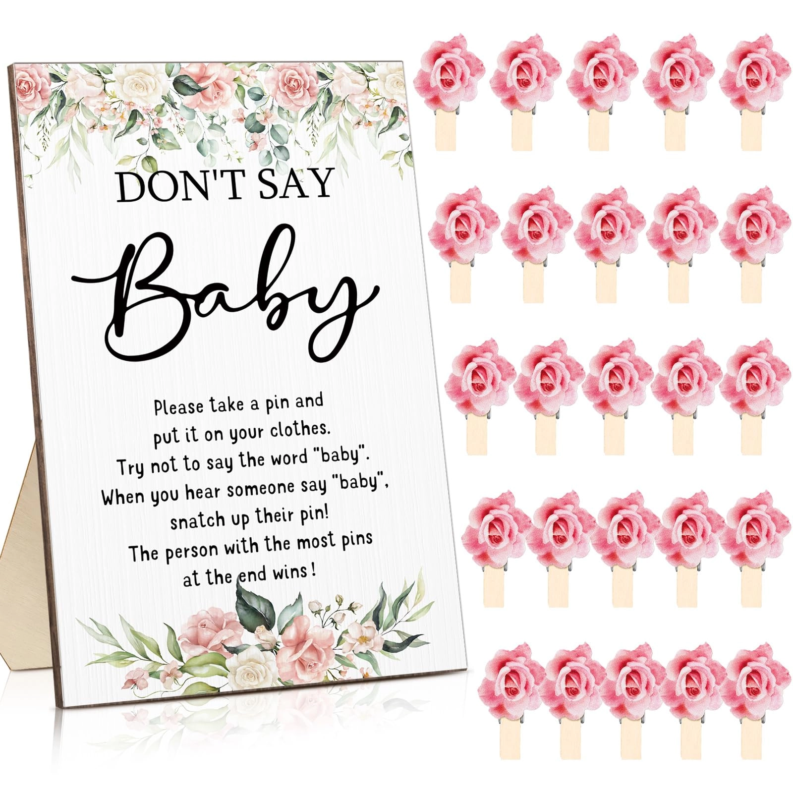 Don't Say Baby - 51 Pcs Baby Shower