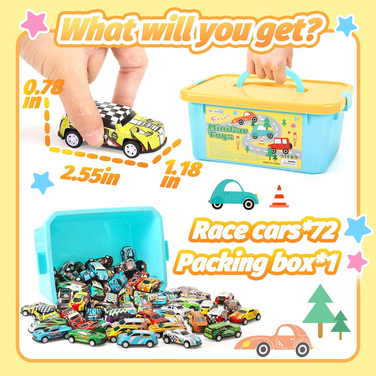 SQ-MIX72 - 1:64 72pcs