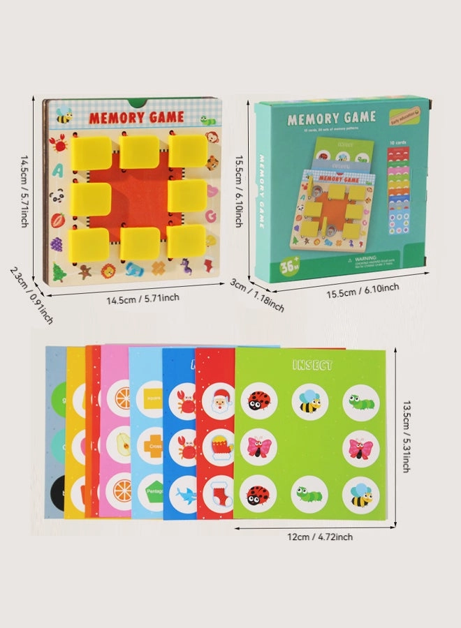 Memory Matching Board Game - 3+ Years
