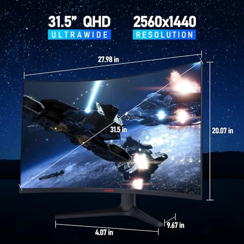 32E6QC - 2560x1440 31.5 Inches