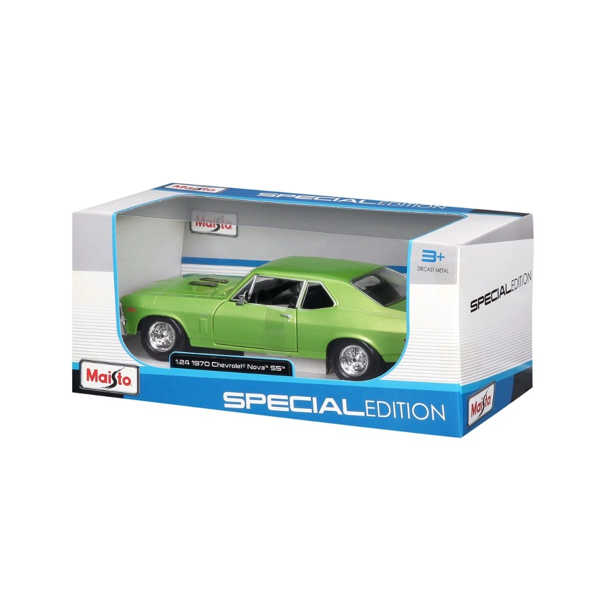 1970 Chevrolet Nova Ss - 1:24 Die-cast