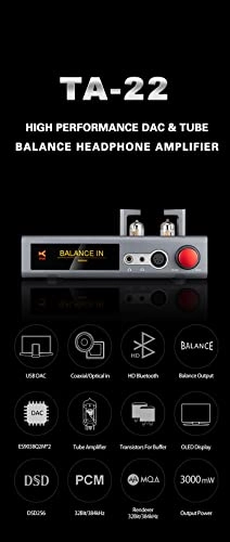 TA-22 - DAC Tube Balanced Headphone Amplifier