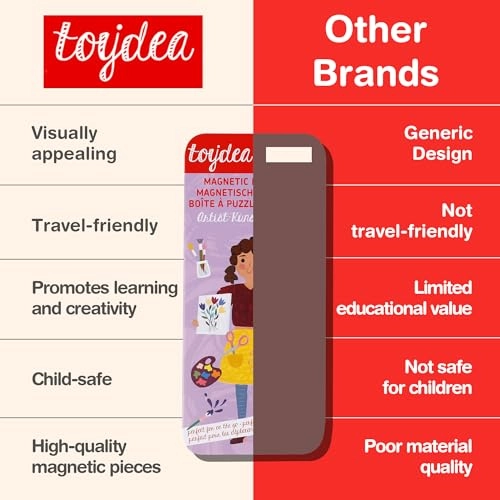 Magnetic Puzzle Box Artist - 3 years+ 30 pieces