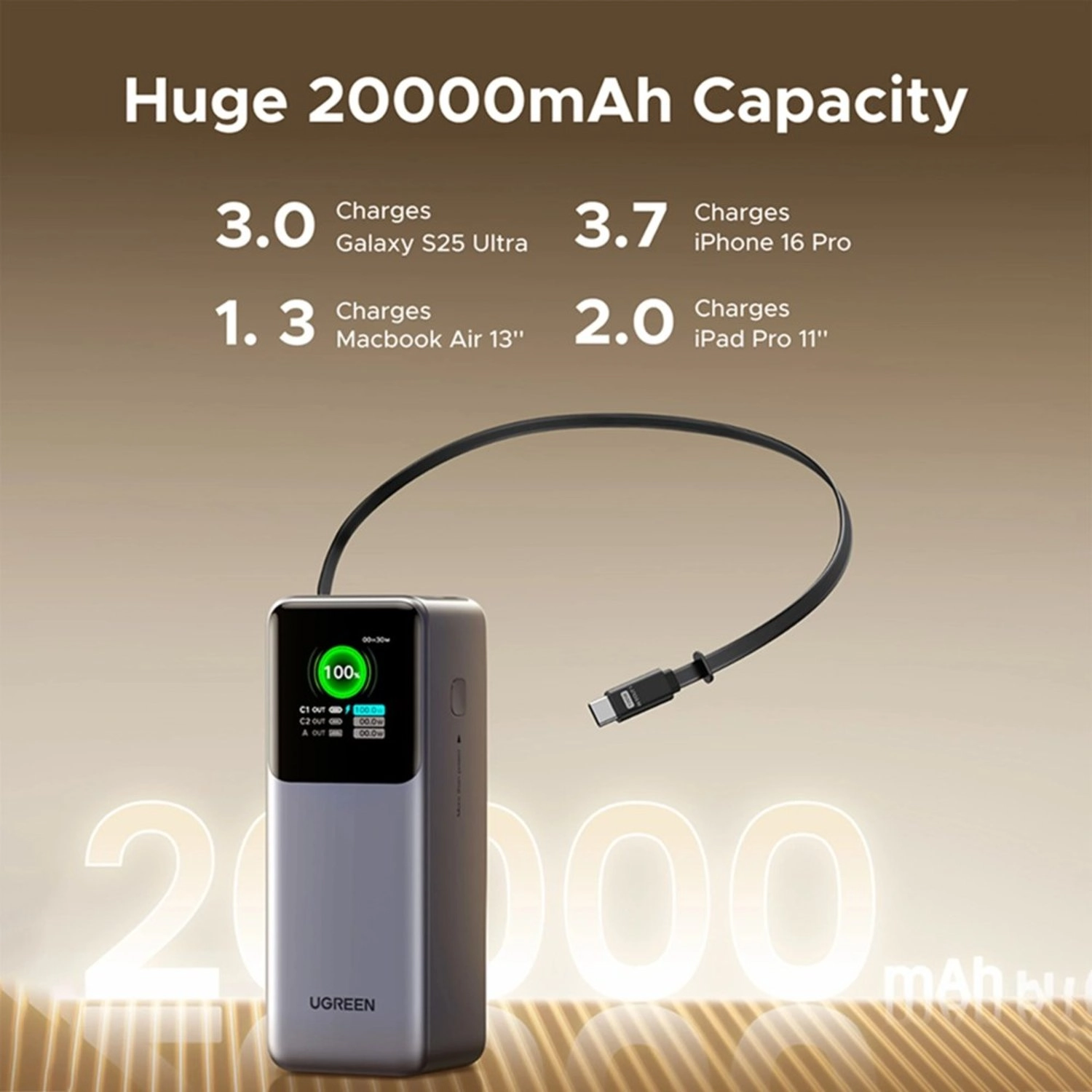 PB726/55987 - 20000mAh 165W Fast Charging