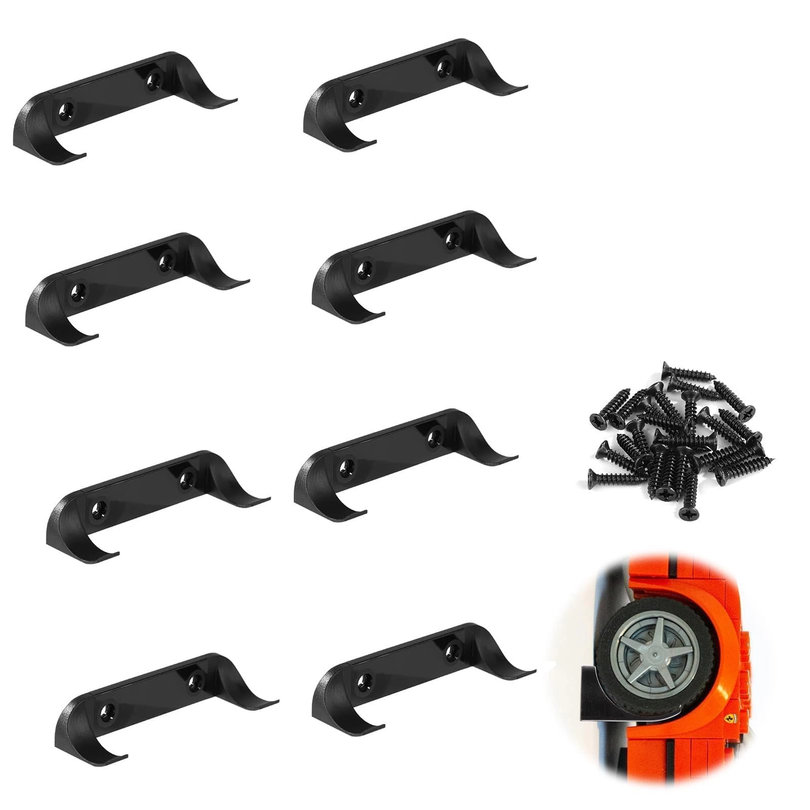 Zbssny Model Car Display Stand - 8 Pack LEGO Speed Champions