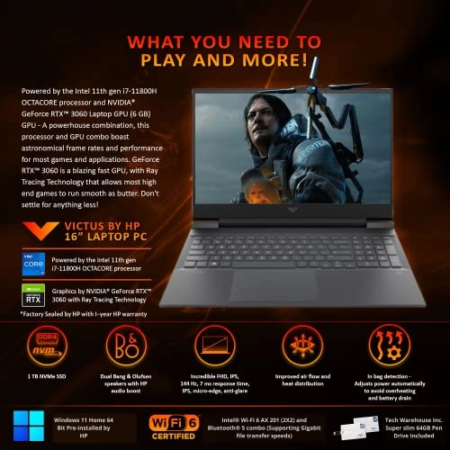 Victus 16 - 16.1'' i7-11800H 16GB DDR4 1000GB SSD