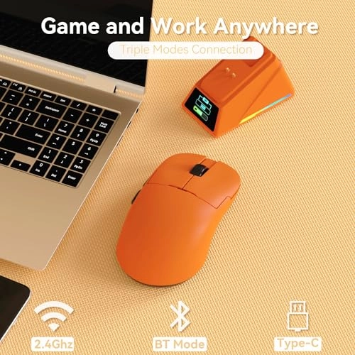 AJ159 PRO Gaming Mouse - 2.4GHz Bluetooth USB