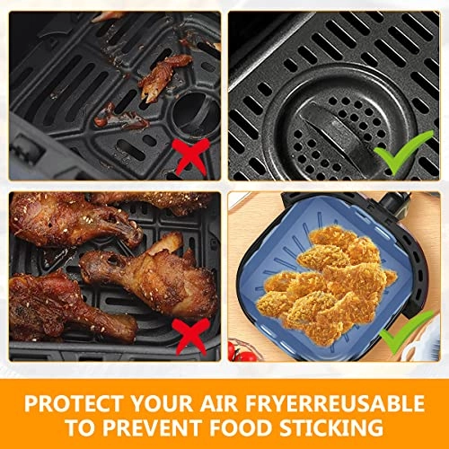 Air Fryer Silicone Pot - silicone 2 Pcs