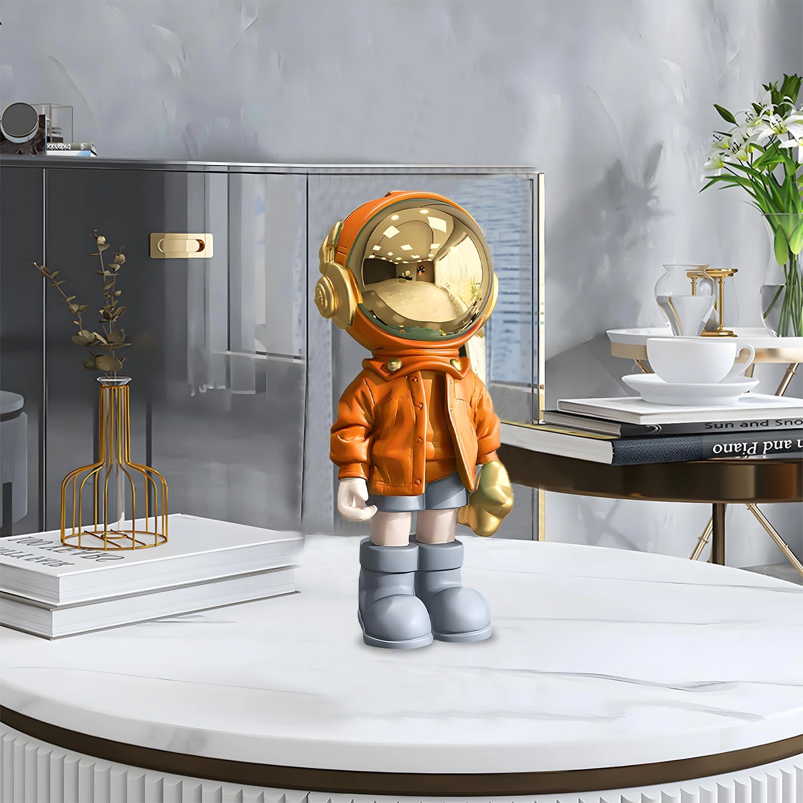 Small Astronaut Statues - Resin