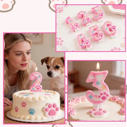 Number 3 Birthday Candle - 1 Count Birthday