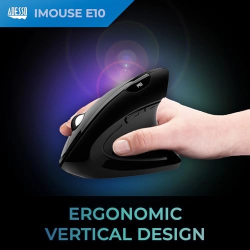 iMouse E30 Vertical Ergonomic Mouse - Wireless