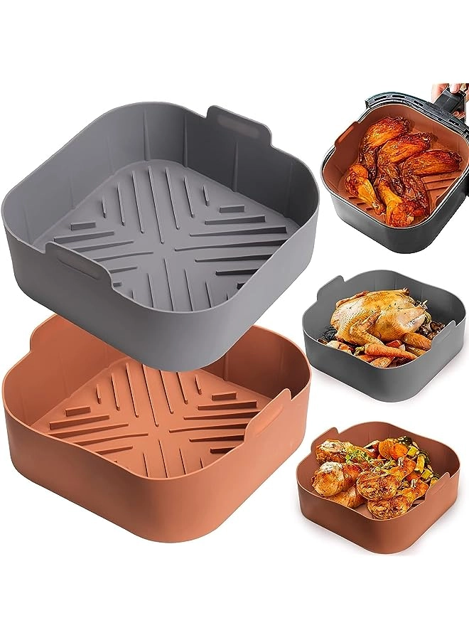 PalkSky air fryer basket liners - silicone 2pcs
