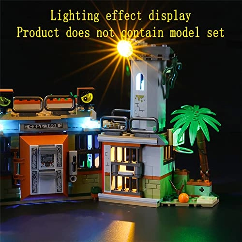 Lighting Kit Compatible with LEGO Newbury Abandoned Prison of Newbury - Hidden Side