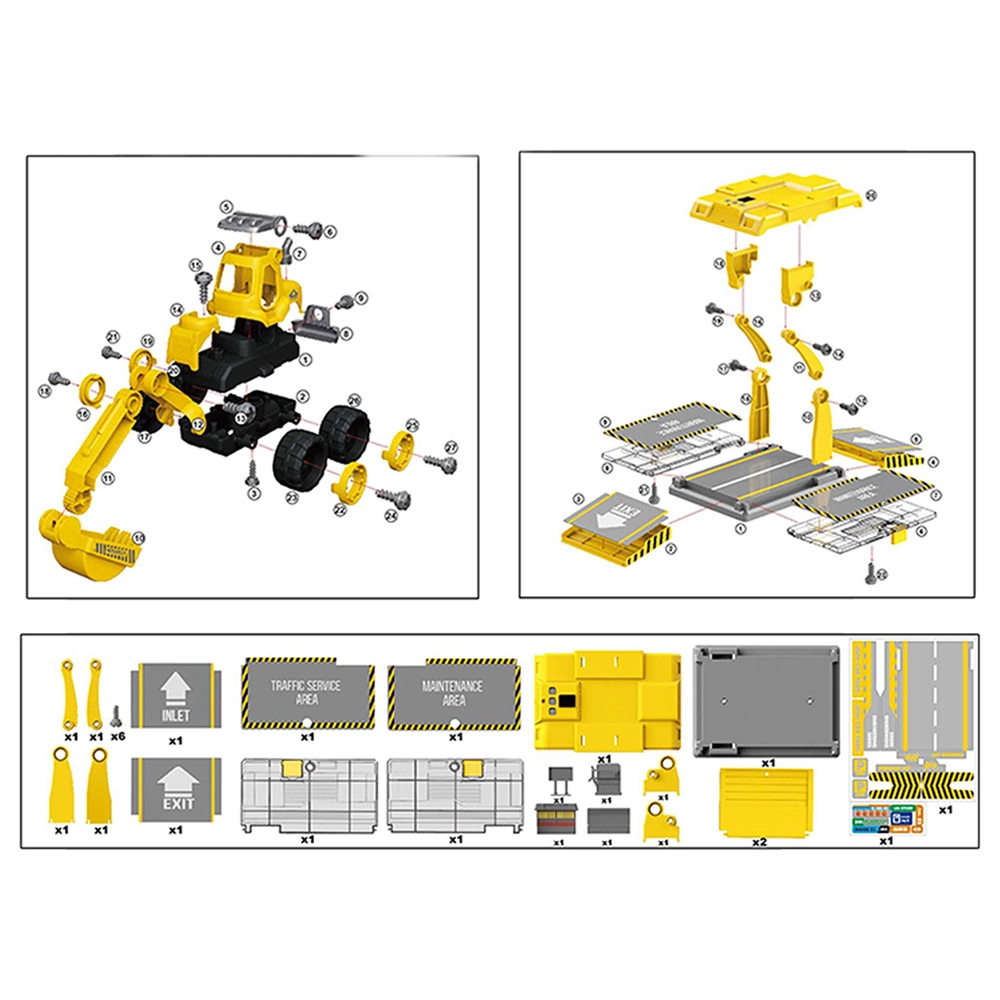 Mini Car with Parking - 76pcs