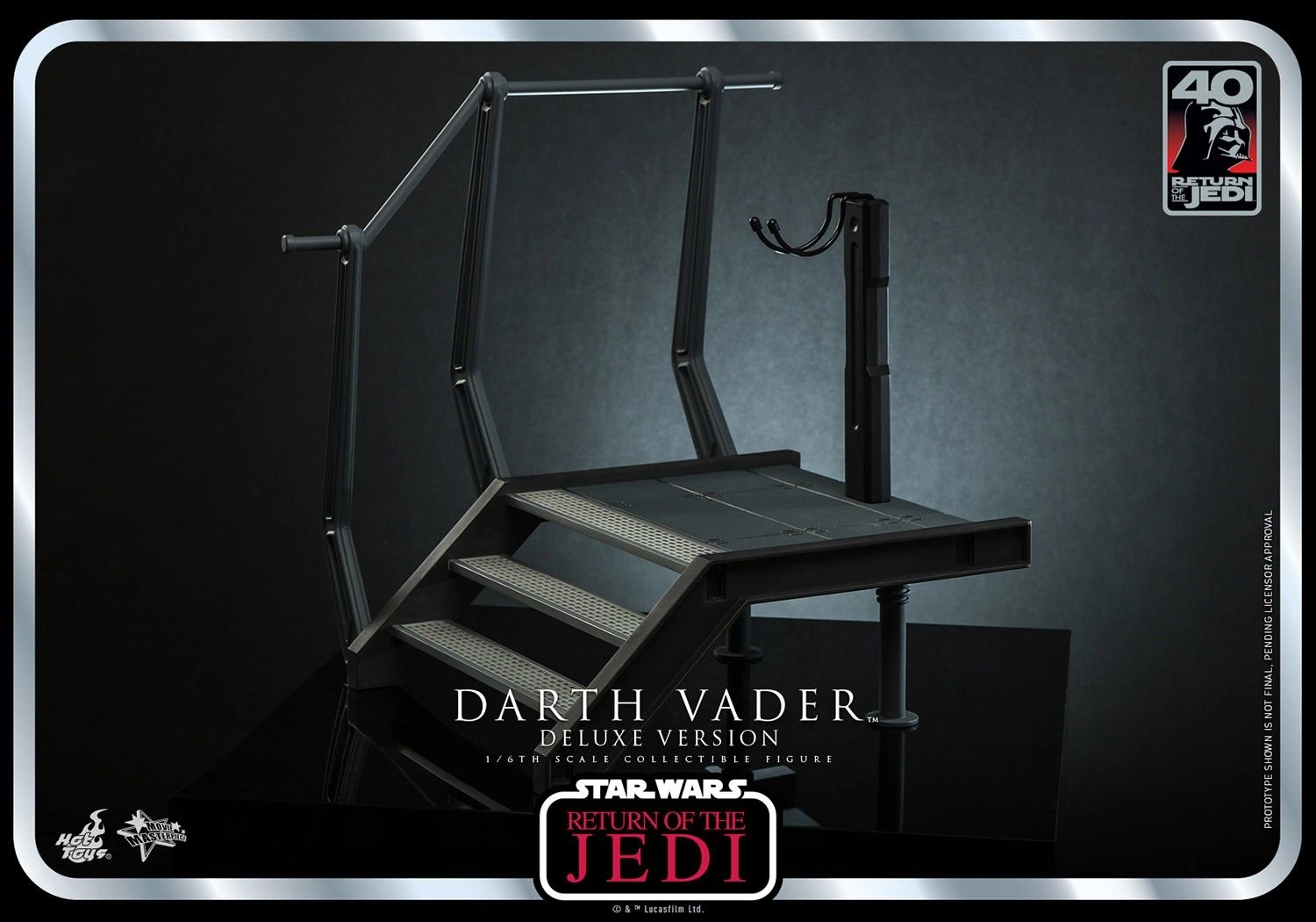 Darth Vader RETURN OF THE JEDI 40th Anniversary (Deluxe Edition) Action Figure - Sixth Scale
