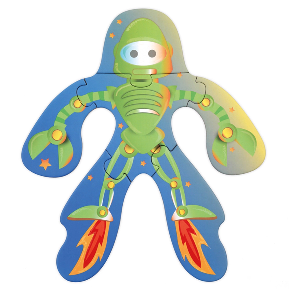 Robobuilder Puzzling Game - 3+ 6 pieces