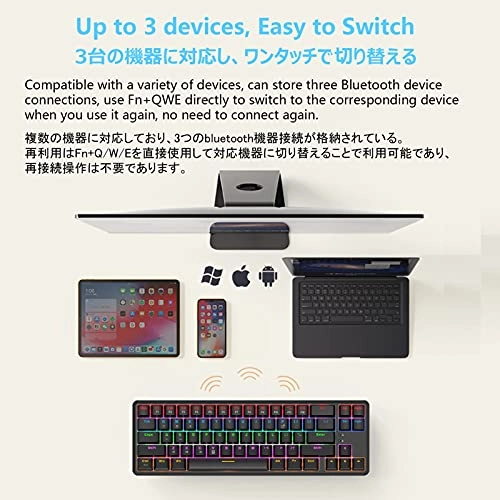 K680T - 68 key layout Bluetooth