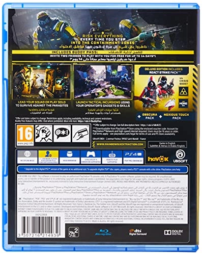 Tom Clancy's Rainbow Six Extraction Deluxe - PlayStation 4