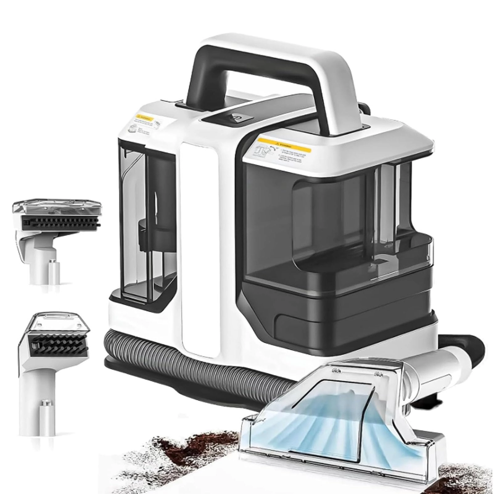 6-in-1 Portable Carpet Washer - Hot and Cold Water Extraction