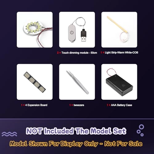 Light kit for LEGO Hibiscus 10372