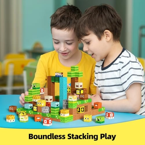 Magnetic Building Blocks - Adventures of the Lumberjack 100pcs