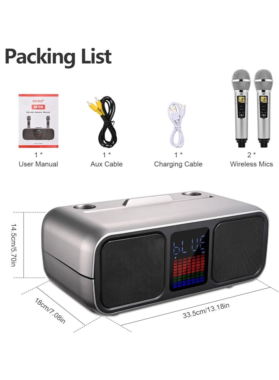 S39 PRO - 2 Wireless Microphones