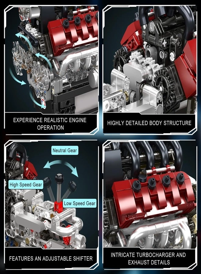 V8 Engine (10227) - Motor Gearshift