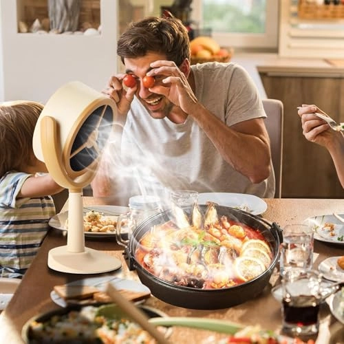 Tabletop Range Hood - 3000mAh White