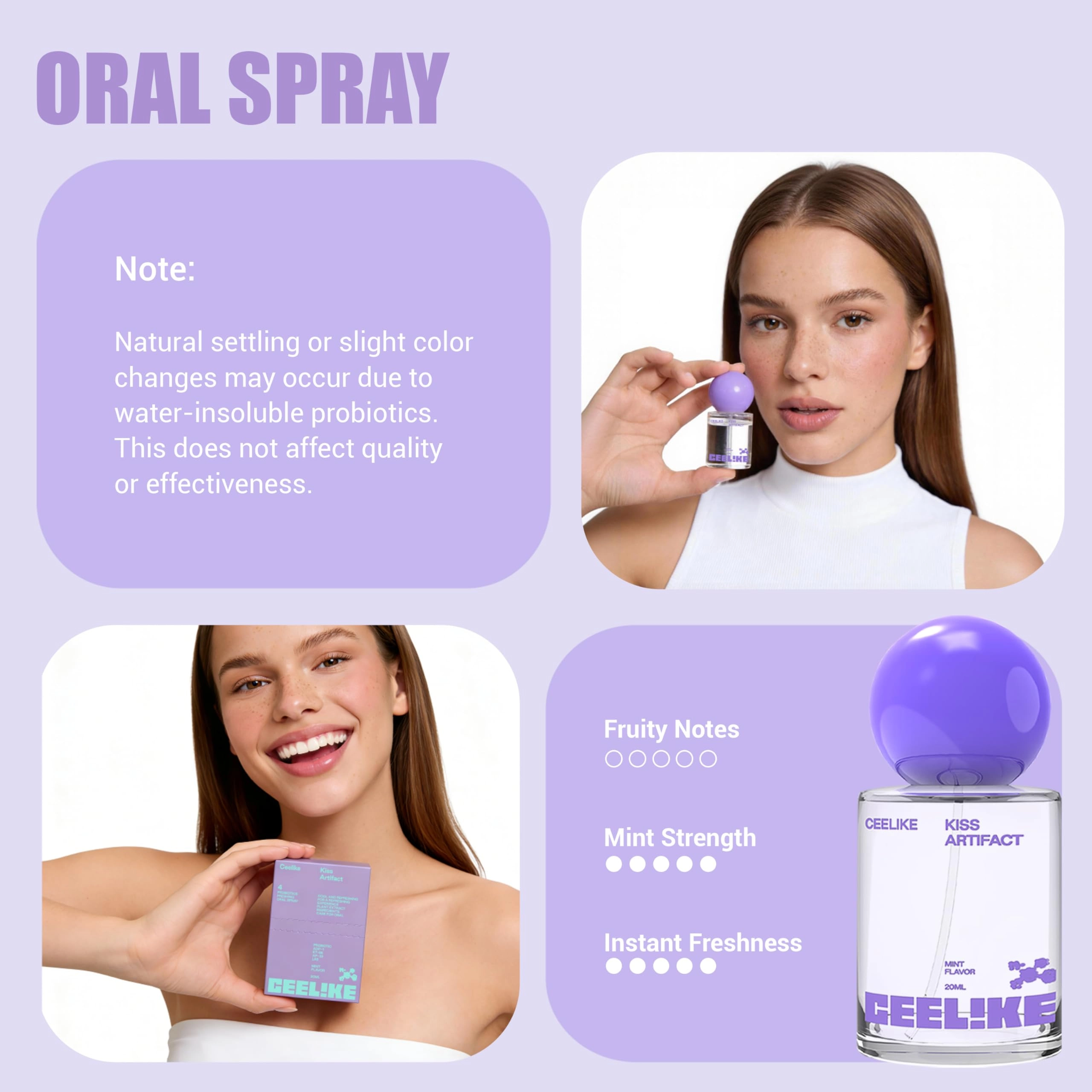 Enzyme Whitening Toothpaste - 220 g + Probiotic Oral Spray