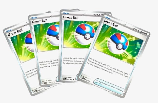 Pokémon Great Ball 183/193 - Paldea Evolved Trainer Card Set