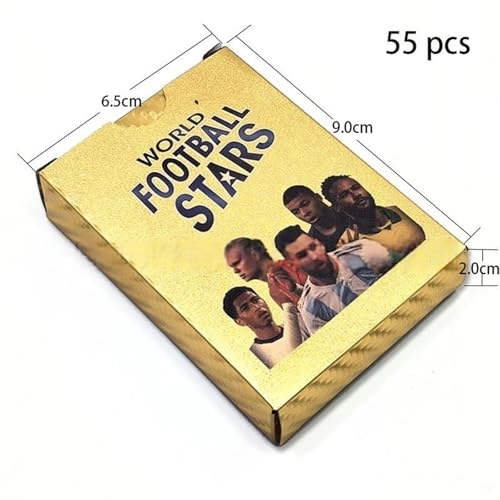 Football Stars Card Game Gold Edition - 55pcs