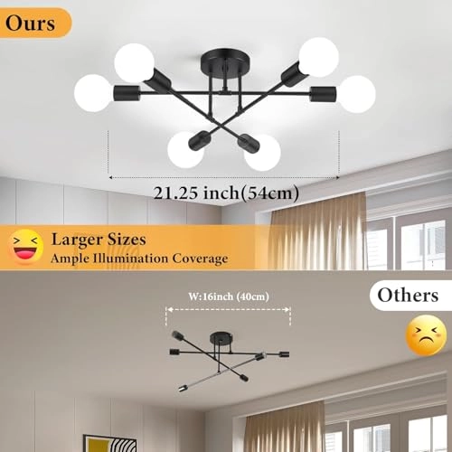 Sputnik Chandelier - Dimmable