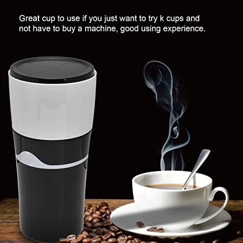 Drip Coffee Maker - 2.4E+2 Milliliters Compatible with All Kinds of K Cup Capsules