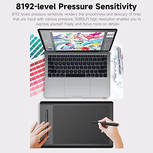 Smart Graphics Tablet - 215*135mm 8192 levels