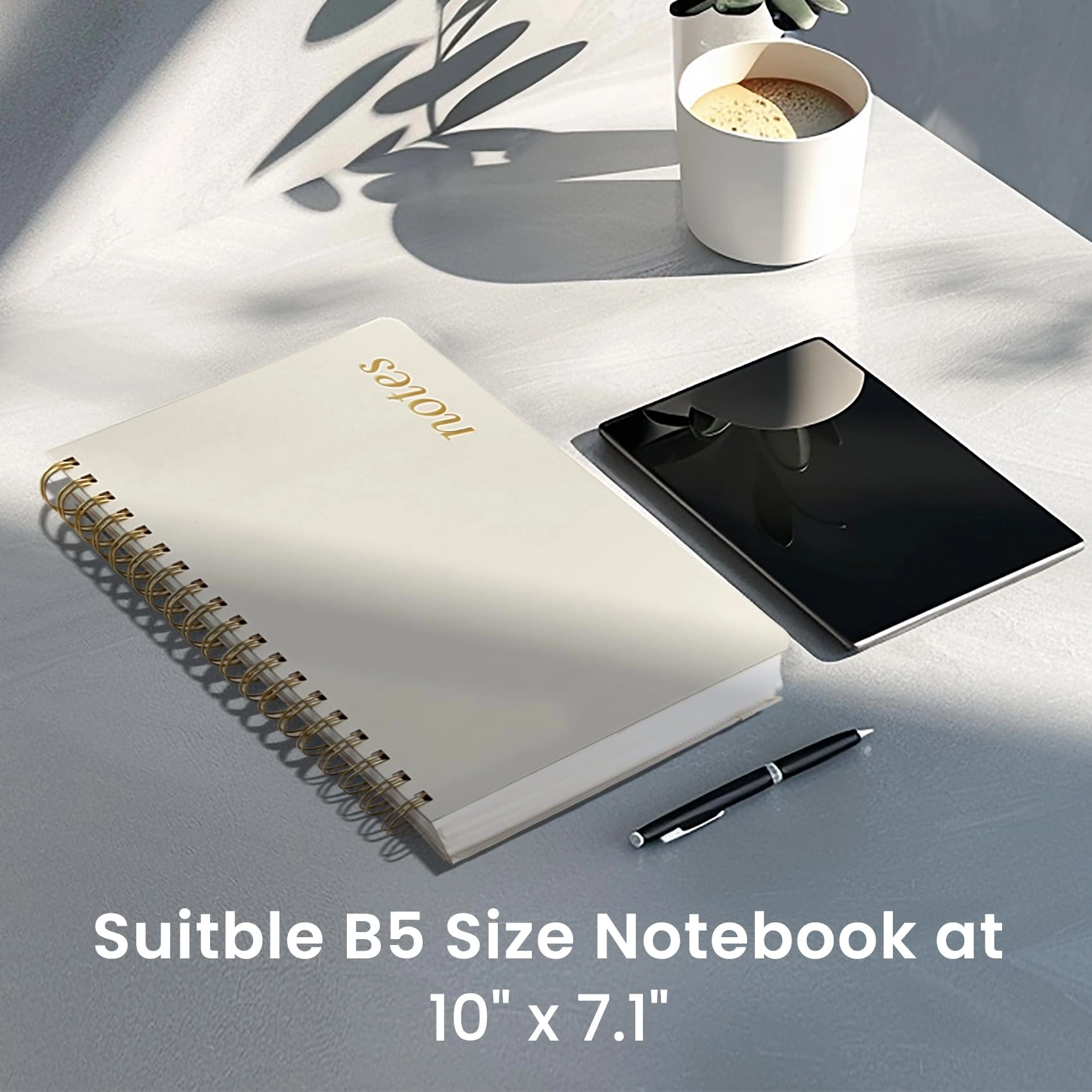 Spiral Notebook B5 Spiral - Lined 300 Pages