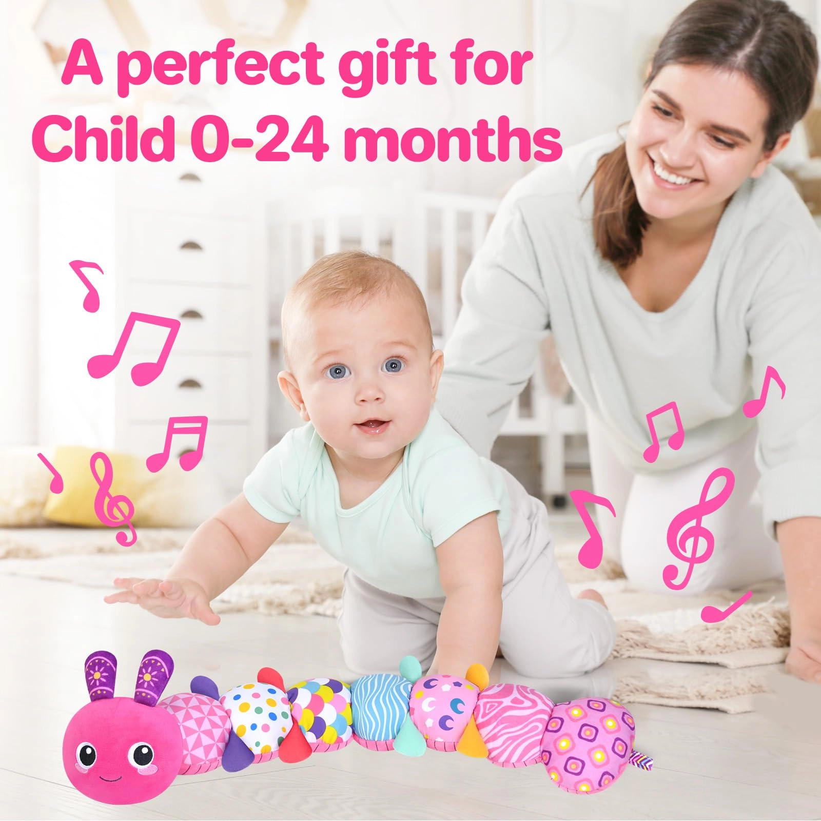 Baby Toys - 0 months Polyester Animal 1.0 Count