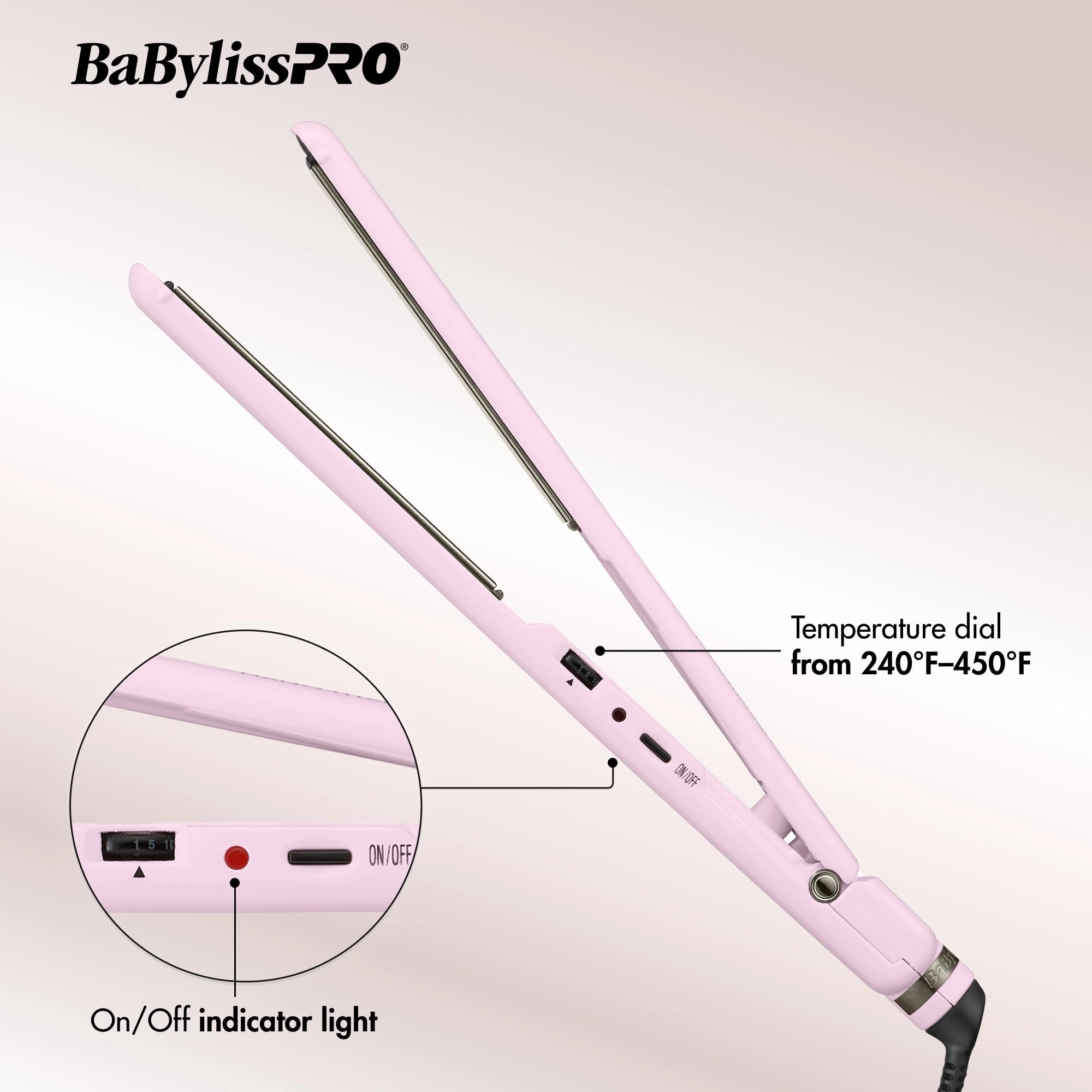 Nano Titanium Ultra-Thin Flat Iron - 1 inch