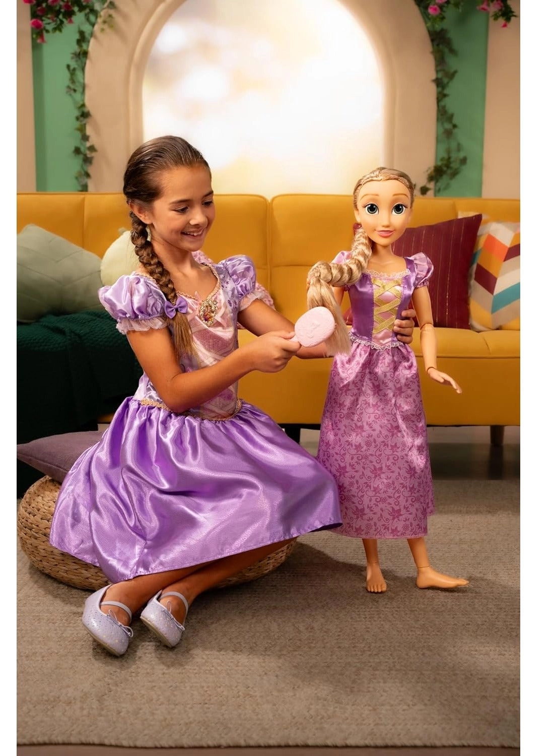 Rapunzel Doll - 32 inches 11-point articulation Ages 3+