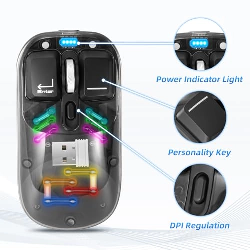 Wireless Mouse - Bluetooth, USB