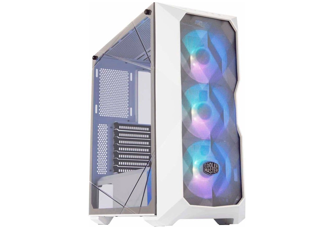Cooler Master TD500 Mesh - Fully tempered glass side panel Mid-tower PC case