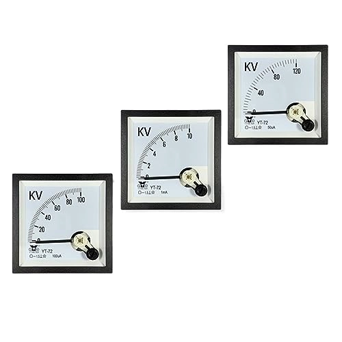 Yt72 - High Voltage DC Voltmeter 5kV 10kV 20kV 30KV 50kV 100kV DC Pointer Meter