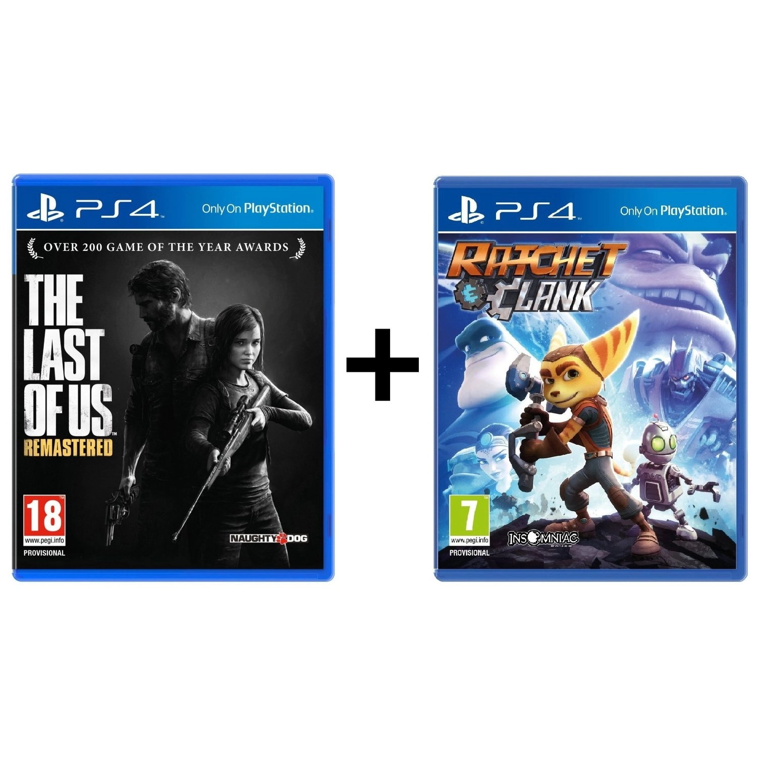 Sony The Last of Us Remastered + Ratchet & Clank - PlayStation 4