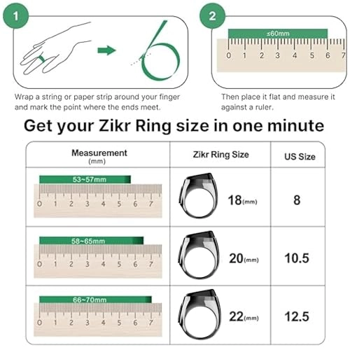 Zikr Ring 22mm Metal