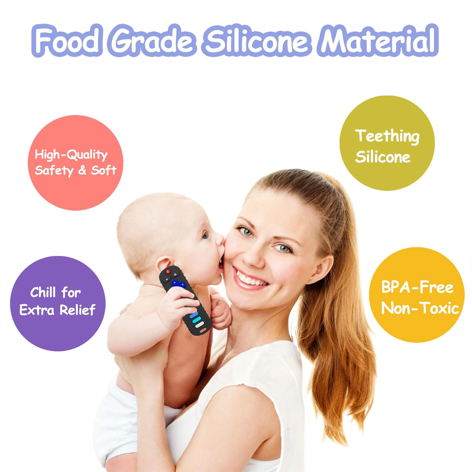 Remote Control Teether - Silicone