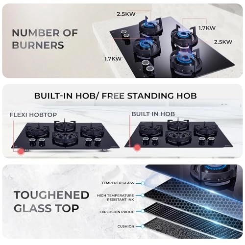 FLEXI 460 LOTUS Gas hob