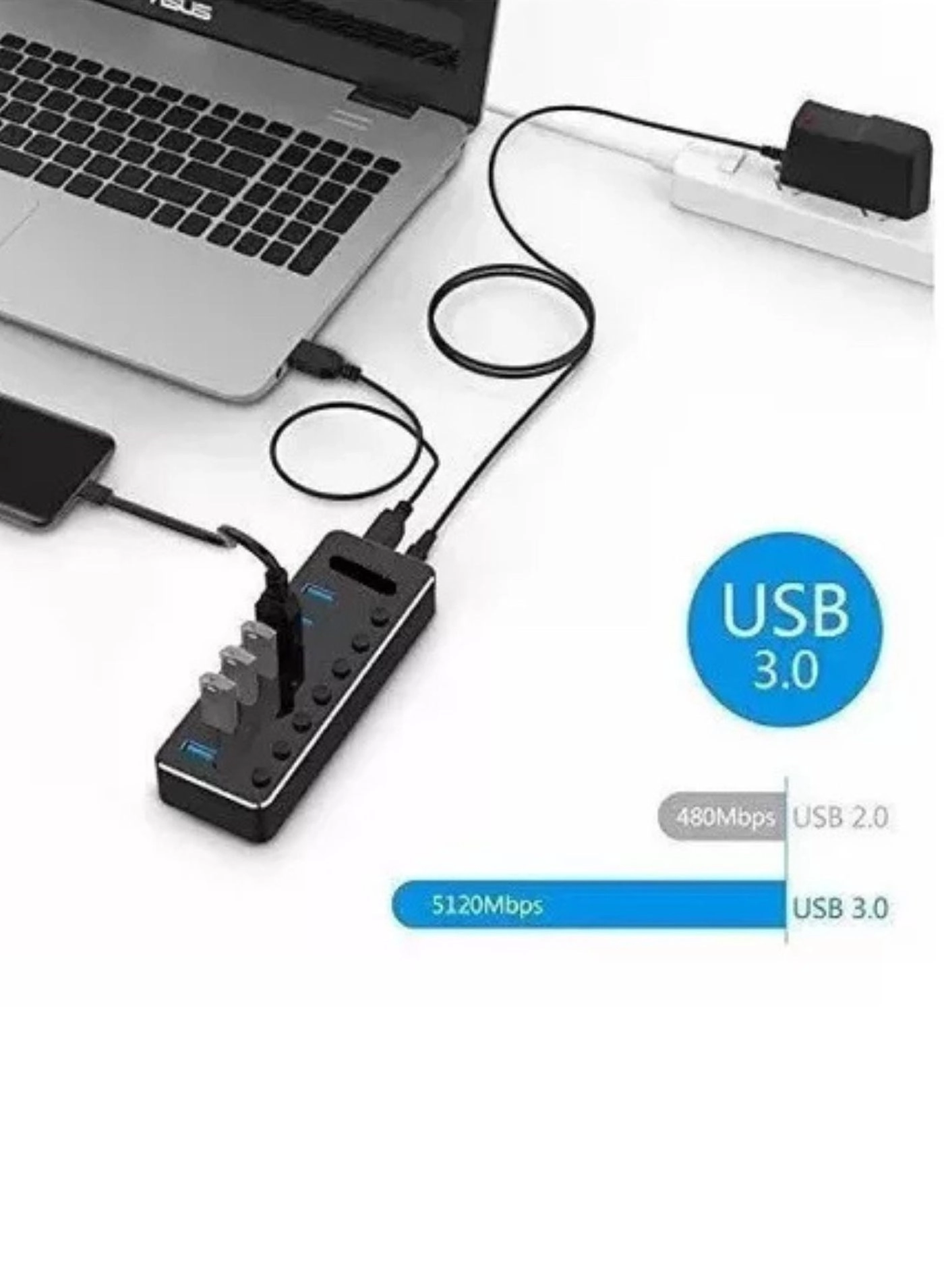 USB 3.0 7PORT HUB