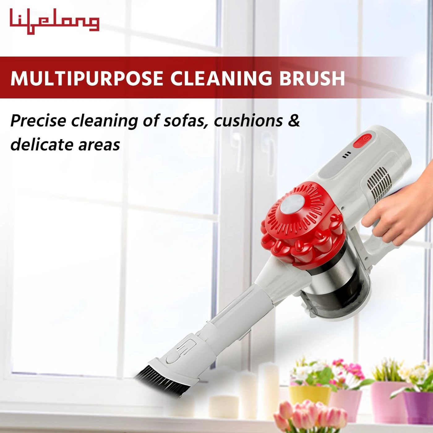 Cordless Vacuum Cleaner - 05L 130W Cyclonic Technology