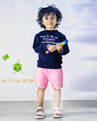 Smart Activity Fun and Learning Cube Blocks - 12 months and up 120+ pieces